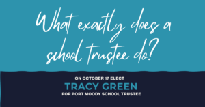 school trustee in Port Moody